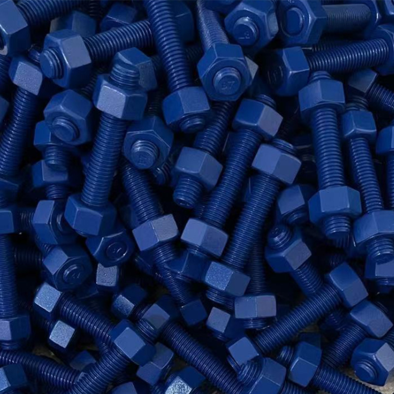 Teflon Blue Stud Bolts Marine Anti-Corrosion Special Use