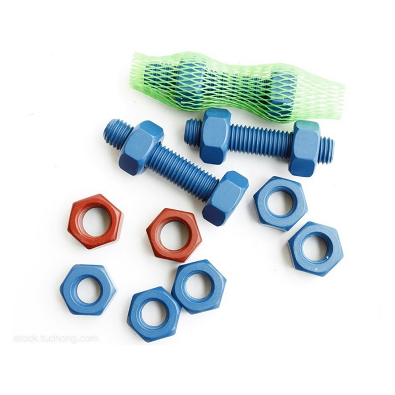 Teflon Blue Stud Bolts Marine Anti-Corrosion Special Use