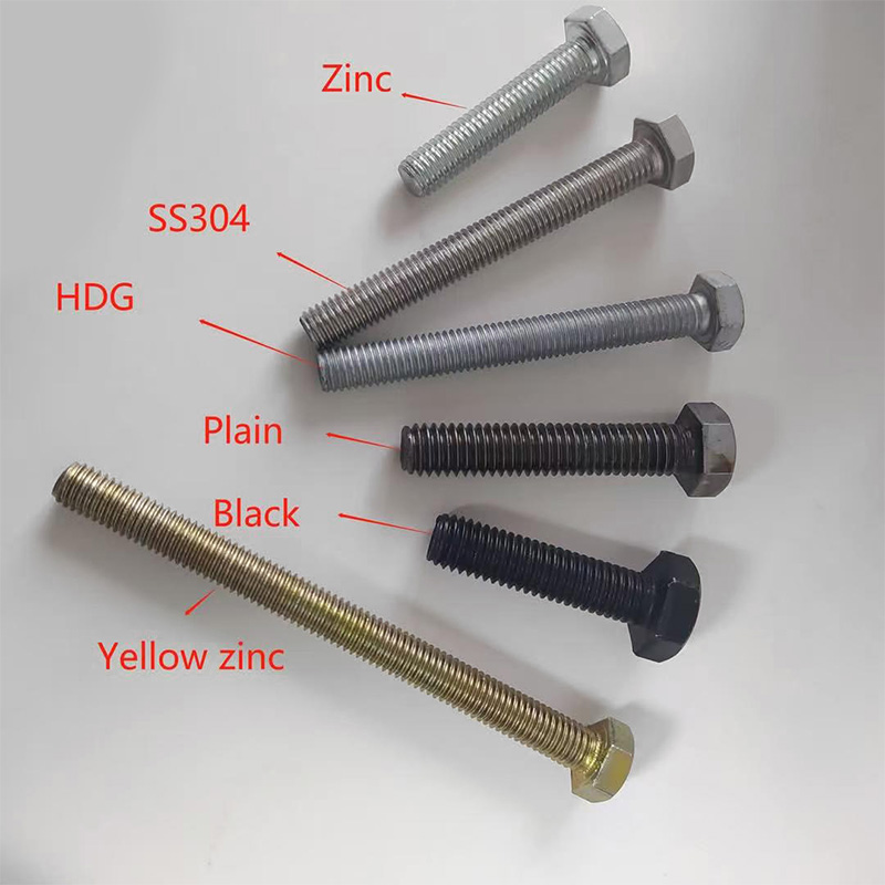 Grad 10.9 12.9 8.8 A2 70 Carbon Steel Hexagonal Socket Screw