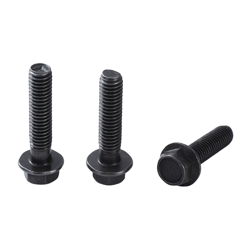 M5*10 Grade 8.8 Carbon Steel Flanged Hex Head Bolts
