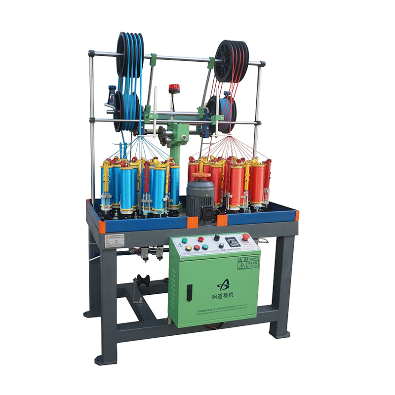 XD110 Universal Rope Braiding Machine med flad og rund form