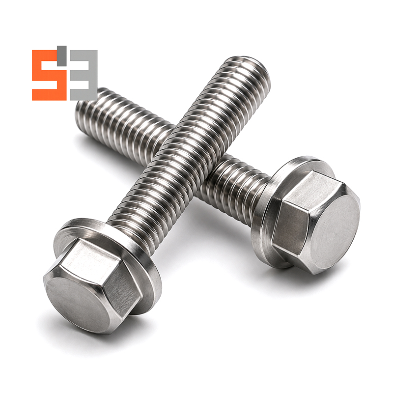 Rustfrit stål 304 DIN 6921 sekskantflangebolt Rustfrit stål 304 DIN 6921 sekskantflangebolt